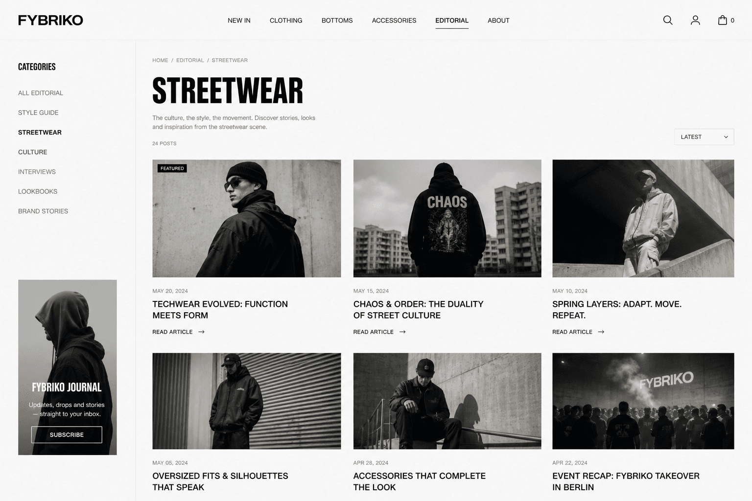 FYBRIKO Editorial Blog screenshot 3