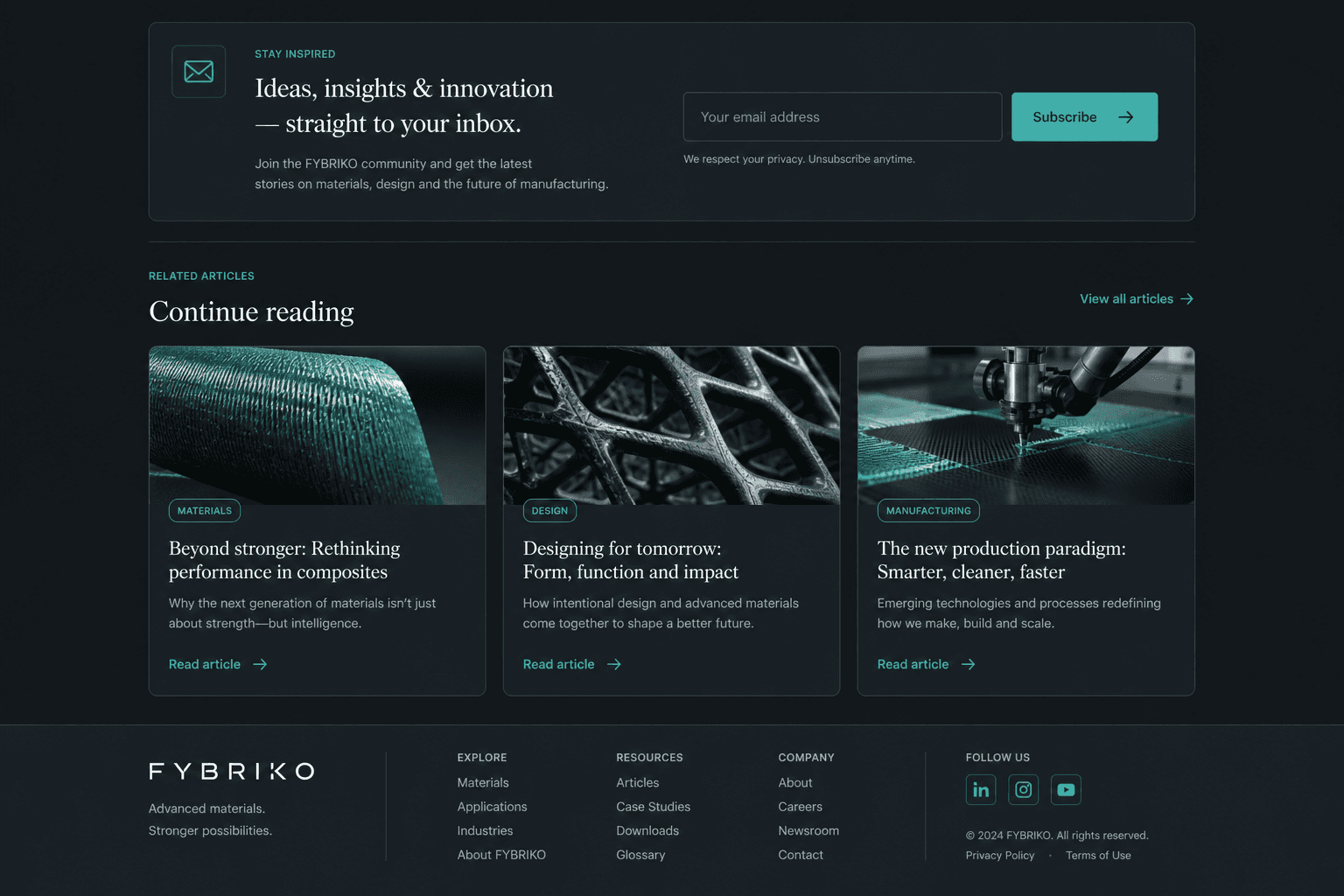 FYBRIKO Editorial Blog screenshot 4