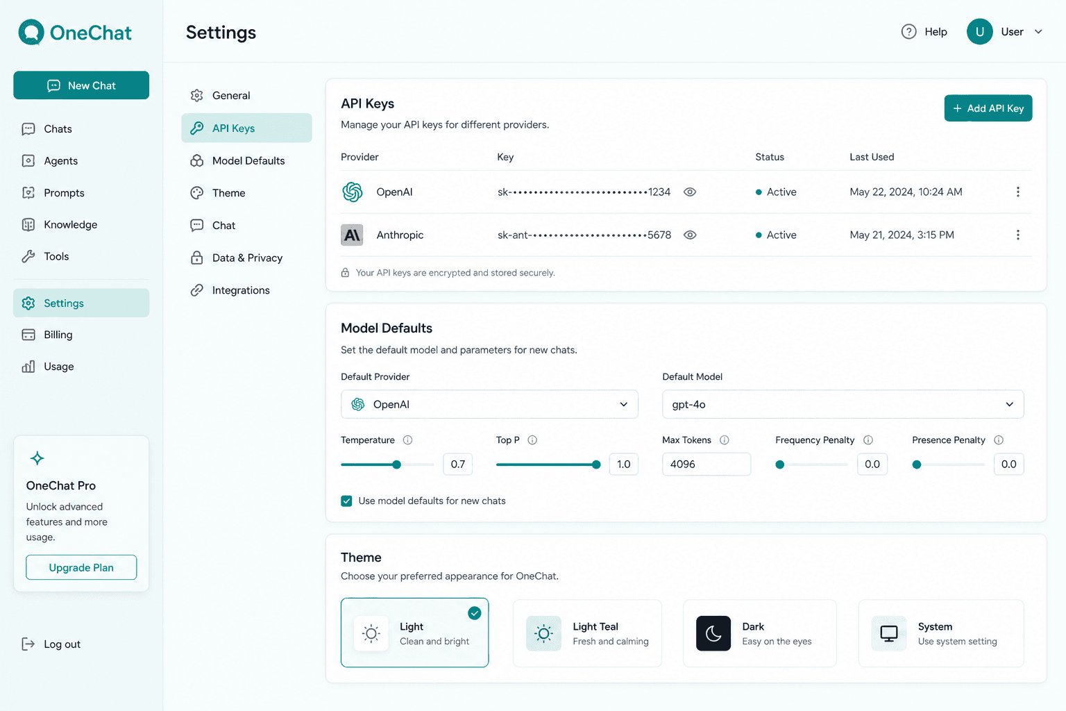 OneChat â€” Multi-Model AI screenshot 2